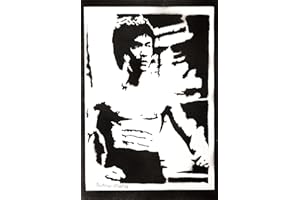 moreno-mata Autentici Graffiti Fatti a Mano Br... Lee Handmade Poster Film Quadro Moderno Soggiorno Decorazione Parete Regalo Uomo e Donna