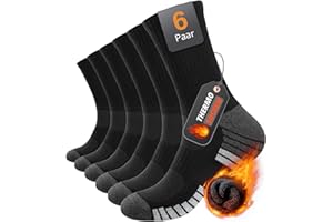 RDINER TIBISI Socken Herren Damen Wandersocken Arbeitsocken Sportsocken Tennissocken Laufensocken Baumwolle Atmungsaktiv 5/6 paar