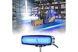 Dinfu 30W Luz LED Estroboscopica de Carretilla Elevadora Lateral MarcadorLuz Del Punto de Advertencia