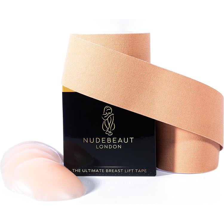 Waterproof Breast Support Tape Boob Tape For Breast Lift & Support -  Waterproof, Sweat-Proof Body Tape With Nipple Covers For Backless Dresses &  Push-Up