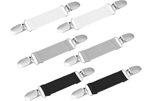 Cooraby 6 Pieces Fashion Dress Clips Back Cinch Set, Shirt, Sweater, Clothes, Mitten, Shawl, Waist Clips for Women Men Girls