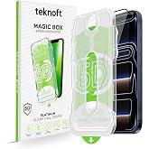 Easy Installation Kit for Teknoft iPhone 17 Pro Max Extra Reinforced T That Never Leaves Dust Under the Glass When Installing