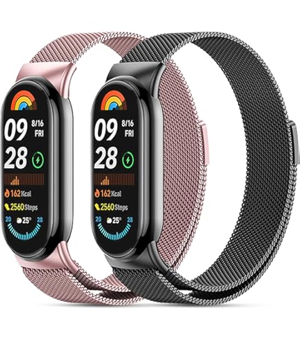 GIOPUEY Schermbeschermer voor Xiaomi Mi Smart Band 9, [6 stuks] Flexibele TPU-schermbeschermfolie, [Anti-Bubble] [Slijtvast] - Transparant