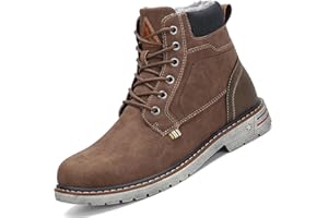 Mishansha Chaussure Hiver Chaude Fourrée Bottines Hiver pour Homme Femme Gr.36-48