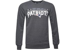 Recovered NFL New England Patriots Retro American Football Team Sweatshirt Gris Anthracite Maillot de survêtement Homme