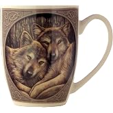 Mug Lisa Parker Avec Loups - Porcelaine 8x12cm Résistant Lave-Vaisselle Et Micro-ondes