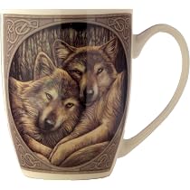 Lisa Parker Wolf Tasse Aus Porzellan – Tierisch Schöner Kaffeebecher | Spülmaschinen- & Mikrowellengeeignet