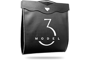 Arcoche Passend für Tesla Model 3 Mülleimer, Zubehör für Rücksitz-Müllsack mit hängender magnetischer Schnalle, wasserdicht, 2016–2023 (1 Stück)