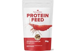 NatureHolic - Alimento per gamberi Proteinfeed I Alimento per gamberi Adatto Anche ai gamberi di Fiume I Prodotto in Germania