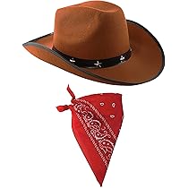 2er-Set Texas Cowboyhüte Dunkelbraun - Western Kostümzubehör Für Mottopartys