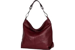 AMBRA MODA AmbraModa GL033 - Damen echt Ledertasche Handtasche Schultertasche Henkeltasche Beutel
