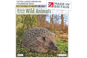ALLTRADE Calendar 2026 British Wildlife 2026 Calendar UK Holidays MADE IN BRITAIN® with 100% Solar Energy on FSC® paper Photos by LAURIE CAMPBELL Supports Carbon Capture with Tree Planting