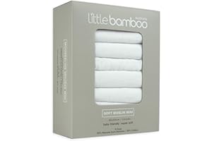 Petits carrés en mousseline de bambou