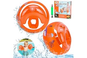 MESTECTPET Schwimmflügel Kinder 1-6 Jahre, Schwimmhilfe Baby ab 1 Jahr, Empfohlenes Gewicht 6-18 kg, Schwimmhilfen und Schwimm Sicherheitsgeräte für Anfänger Jungen Mädchen