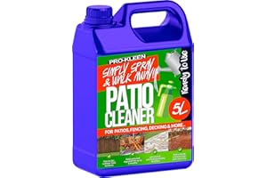 Pro-Kleen Patio Cleaner Mould and Algae Killer Ready to Use Simply Spray & Walk Away 5 Litres Patios, Fencing, Decking and Resin Driveways No Bleach or Acid