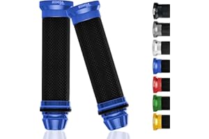 ‎SIMDA PRO Universal Motorrad Lenkergriffe Griffe 22 mm - 24 mm für Roller Mopeds Hochwertige Anti-Rutsch Motorradgriffe hochwertige Gummi Griffe aus CNC Aluminium - Premium Design