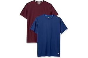 Amazon Essentials Koszulka Active Performance Tech Mężczyźni 2-pack Performance Tech T-shirt (2 w zestawie)