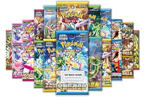 Korean 10 Booster Pack Bundle | TCYM Authenticated | Korean Pokemon Cards | Mystery 10 Pokemon Booster Pack Bundle | Scarlet and Violet | Sword and Shield | That Mouse Fashion