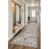 Depoba Zeran Chenille Vintage Non-Slip Cotton Base Washable Antibacterial Runner Corridor Carpet 100x200