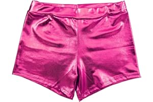 Carnavalife Pantalones Cortos Metálicos Brillante para Mujer, Culotte Sexy Mujer para Disfraces Baile Discoteca y Fiestas
