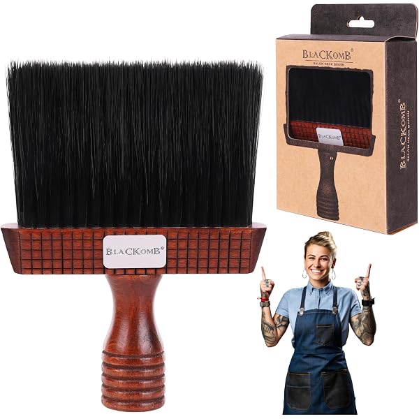 2 Barber-Nackenbürsten + 1 Spitzer Kamm – Praktisch Zum Entfernen Von Haaren Nach Dem Schnitt