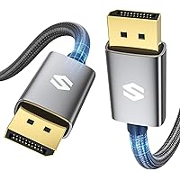 [Certificado VESA] Silkland Cable DisplayPort 144Hz 2m, 4K@60Hz 2K@144Hz 2K@165Hz, 3D FreeSync y G-Sync, Cable DisplayPort pa