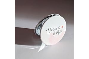 Te Whaka | Miroir Témoin de Choc - Cadeau EVJF, Cadeau témoin Mariage - Accessoire Mariage | Team de la mariée, Témoin de la mariée - Diamètre 7 cm