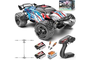 WOMAQU Macchina Telecomandata Professionale 1:18 Entry-Level per Adulti e Ragazzi, RC Car 4WD Fuoristrada 40 km/h con Trasmissione in Metallo e 2 Batterie, Macchina Radiocomandata Compatta per Esterni