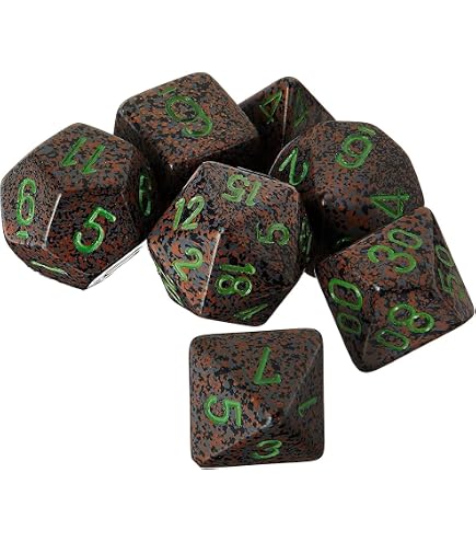 Chessex Dice Set 10mm Festive Mosaic Yellow Plastic...