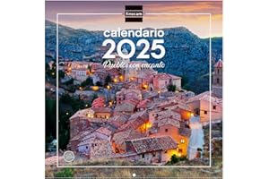 ‎FINOCAM Finocam - Kalendarz Zdjęcia ścienne 30x30 do pisania 2025 Widok miesiąca styczeń 2025 - Grudzień 2025 (12 miesięcy) Urocze wioski Hiszpański