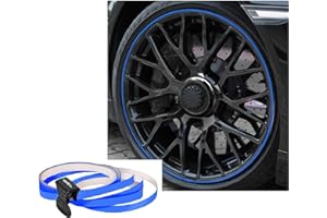 Foliatec 34369 Striping Pin-Cerchione con Supporto di Montaggio GT Blu L 8,6 m (4 x 2,15 m), W 6 mm