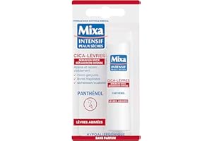 MIXA INTENSIF PEAUX SECHES Mixa Cica Sérum en Stick Réparation Intense pour Lèvres Abimées