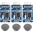 APKLVSR Real Time Clock Module RTC Sensor, AT24C32 IIC Module Precision Clock Module with Battery, Real Time Clock RTC AT24C32 I2C Compatible with Arduino