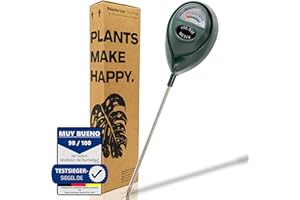 Netrox Medidor de Humedad del Suelo | Tecnología precisa para amantes de la jardinería y profesionales | Fácil y resistente | Ideal para principiantes y entusiastas de plantas de interior