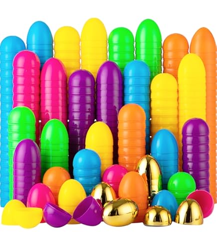 Surprise paaseieren - 12x - pastel kleuren - 6 cm - kunststof -eieren