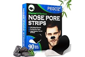 FROVETANI Mitesser Entferner Streifen, 90PCS Holzkohle Pore Strips, Pore Strips mit sofortiger Porenverstopfung, Naturkohle Tief reinigend Nasenstreifen zur Mitesserentfernung für alle Hauttypen (Männer)
