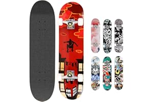 Hikole 3108-1, Skateboard Ragazzi Unisex Adulti