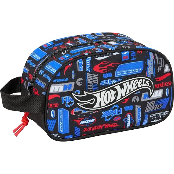 safta HOT WHEELS - Astuccio triplo, astuccio per bambini, ideale per bambini in età scolastica, comodo e versatile, qualità e resistenza, 22 x 3 x 12 cm, multicolore, M, Casual
