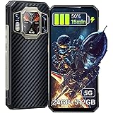 OUKITEL WP30 Pro Rugged Smartphone 5G - Android 13 Telefono Indistruttibile Dimensity 8050, 24GB+512GB Cellulare Antiurto,110