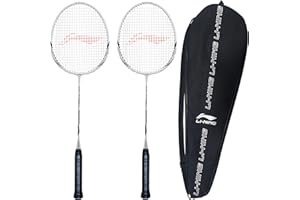 Li-Ning XP Series Blend Badminton Racquet, Set of 2 with Free Full Cover