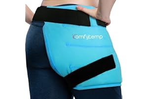 Comfytemp Gran manguito de refrigeración para caderas, para Ciática, Reemplazo de Cadera, Fracturas, Alivio del Dolor, Reutilizable para Terapia Fría y Caliente, Regalo de Frío