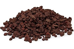 CLOROPHILLA. Clorophilla Lapillo vulcanico - pietra per giardino naturale, lapilli vulcanici ideali per pacciamatura, sassi per riempire vasi, pietre e sassolini per acquario 4 Litri