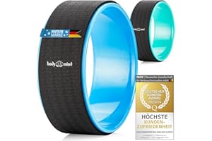 ‎BODY & MIND Yoga Rad Fitness Dharmarad für Asanas und Rücken-Streckung; Yoga-Rolle für Dehnung