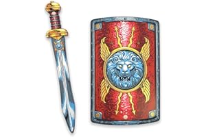 Liontouch - Set Gladio e Scutum da Legionario Romano | Set Spada e Scudo per Bambini per travestirsi da Gladiatore Romano | Armi & Accessori Giocattolo per Travestimenti & Costume da Legionario
