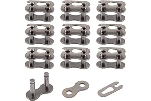 WOOSTAR Catena Moto 420 Sostituzione per 110cc 125cc 150cc 200cc 250cc Cinese ATV 4 Wheeler Quad Pocket Bike Buggy Confezione da 10