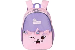 PROTAURI Mochilas para Niños - Niñas Bolsa para la Escuela Dibujos Animados Animales Mochila Infantil Viaje Mochila para Guardería Preescolar Primaria Viajar(3-5 años de Edad)