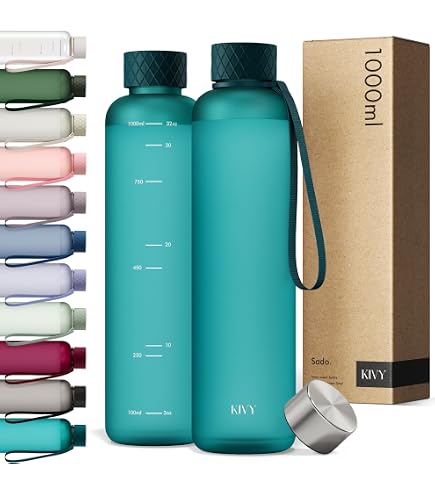 Mr. Wonderful Bottiglia Riutilizzabile 600 Ml In Tritan, Con Ciliegie E Scritta 'New Day, New Plan', Leggera, Ermetica, Lavabile In Lavastoviglie