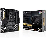 ASUS TUF B450M-PRO GAMING II Carte mère AMD B450 AM4 micro ATX (2xM.2, PCIe 3.0, AI Noise-Canceling Microphone, HDMI, Display