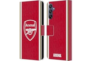 Head Case Designs Officially Licensed Arsenal FC Home 2023/24 Crest Kit Leather Wallet Case Compatible With Samsung Galaxy A15