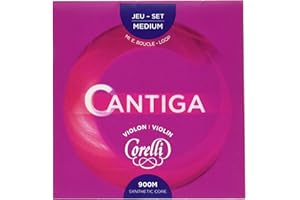 SAVAREZ Corelli Corde per Violino Cantiga Set E con asola Medium 900M
